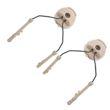 (Tan)2pcs Suspension Headset Support For Peltor Comtac BT