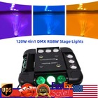 120W 4in1 DMX RGBW Stage Lights Moving Head Light Beam Strobe Disco Party Club