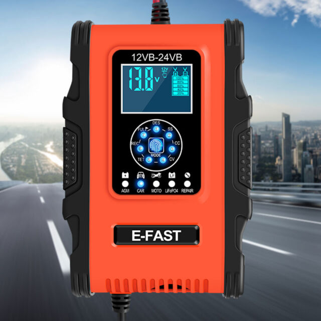 Car Battery Charger 12V24V Quick Car Battery Charger for Calcium Gel AGM LiFePo4 Car Battery Charger 12V24V Quick Car Battery Charger for Calcium Gel AGM LiFePo4