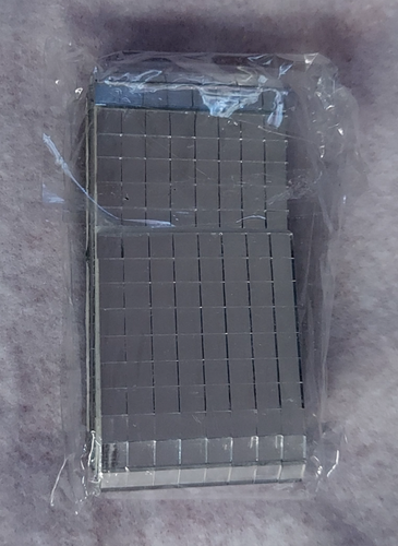 MIRROR MOSAIC TILES 5mm X 5mm SILVER GLASS TILES SELF-ADHESIVE - Picture 2 of 3