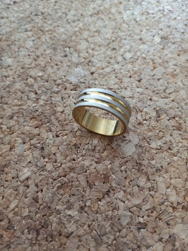 STAINLESS STEEL FASHION RING SIZE 7.25 (24) - Picture 3 of 4