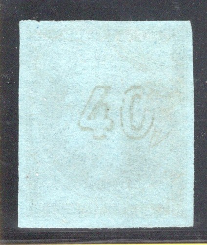 Greece 1871-6 Large Hermes Heads Meshed paper prints 40l Used VF. - 第 2/2 張圖片