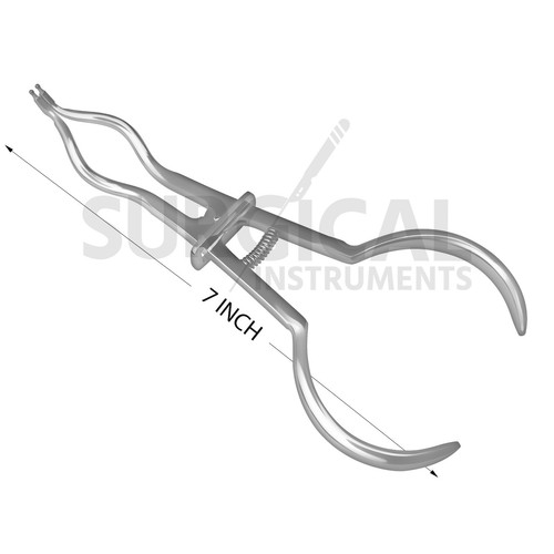 Brewer Rubber Dam Clamp Forceps Dental Instruments Stainless German Grade - Picture 2 of 8