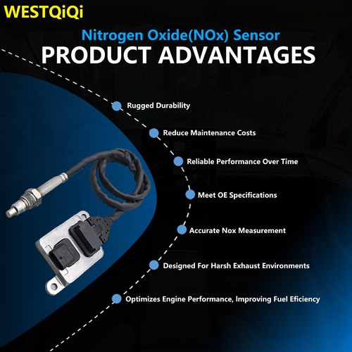 New Front Nox Sensor For 2016-2019 Nissan TITAN XD 22790-EZ40A 22790EZ40A US - Picture 10 of 19