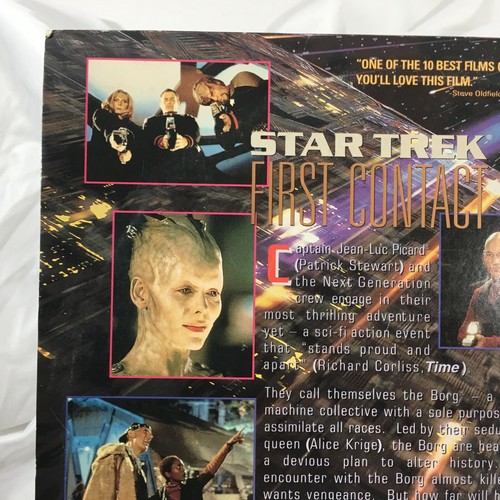 Start Trek - First Contact - Original Laserdisc (with original Poster & Cover) - Imagen 4 de 12