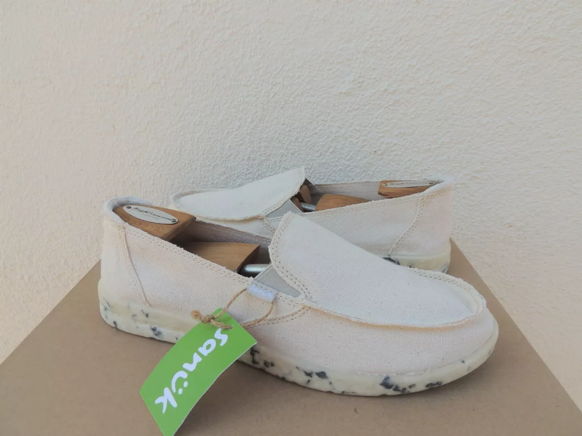 SANUK UNDYED DONNA SUSTAINASOLE SIDEWALK SURFER SHOES, WOMEN US 6/ EUR 37  ~NWT