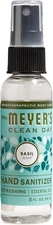MRS. MEYER'S CLEAN DAY BASIL SCENT HAND SANTIZER 2 OZ SPRAY CLEAN