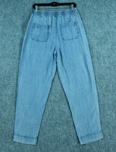 Splendid Pants Women's Size M Relaxed Blue Chambray Lyocell Drawstring NEW - Picture 5 of 8