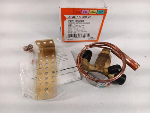 Emerson AFAE 1/2 SW 45 thermal expansion valve 066503 30" tube -50f to 10f