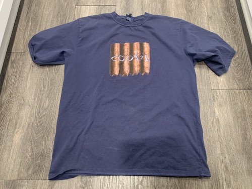 VINTAGE COOGI Jeans Down Under Blue Shirt 2XL RARE Y2K Rap Hip Hop Urban Street - Picture 1 of 8