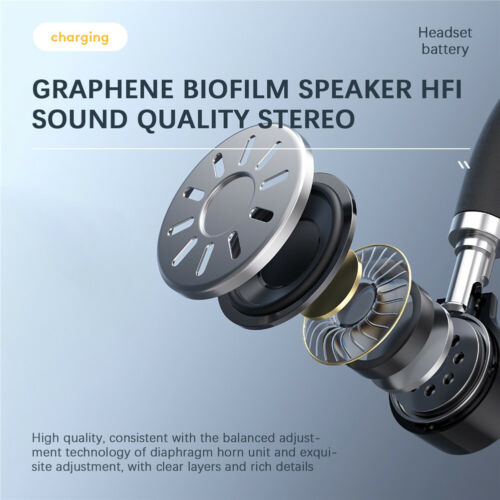 Bluetooth Music Earphone Single Ear Earpiece for Computer Laptop Smart Phones - Picture 6 of 12