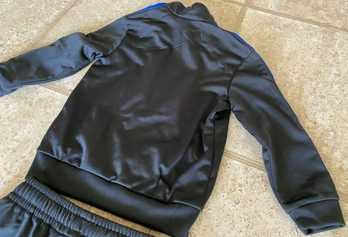 Adidas Boys Adicolor 3D Trefoil Track Suit Black Multicolor GN6797 S 4-5 - Picture 11 of 12