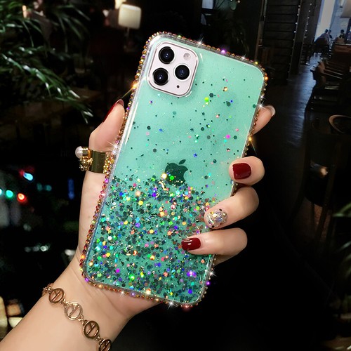 For iPhone 16e 16 Pro Max 15 14 13 12 11 Cute Glitter Sparkle Bling Diamond Case - Picture 20 of 20