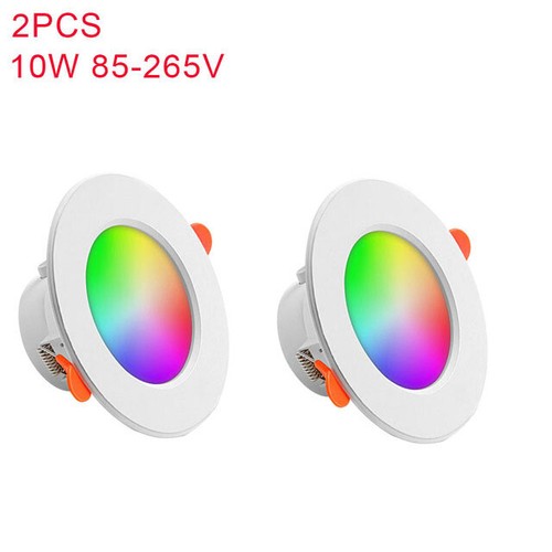 LED Ceiling Lights Colour Changing RGB Downlight Panel Recessed Spotlights Lamp - Picture 9 of 16