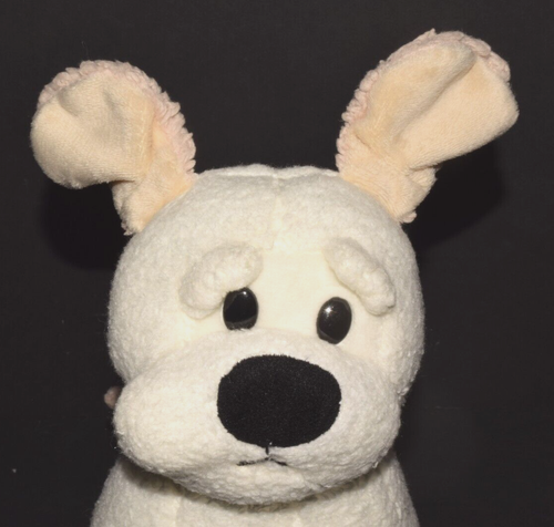 Get Your Hands On A Ganz Plush White and Tan Puppy Dog Ralph Sitting - Picture 2 of 9