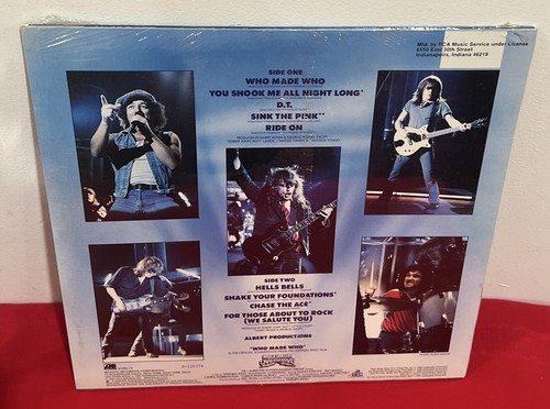 AC/DC 1986 "WHO MADE WHO" NEW/SEALED ORGL VINTGE R-120774 - Picture 12 of 12
