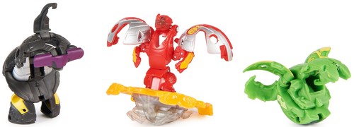 Bakugan Starter Pack Strategie Spiel Set 3 Figuren Special Attack Dragonoid - Bild 10 von 11