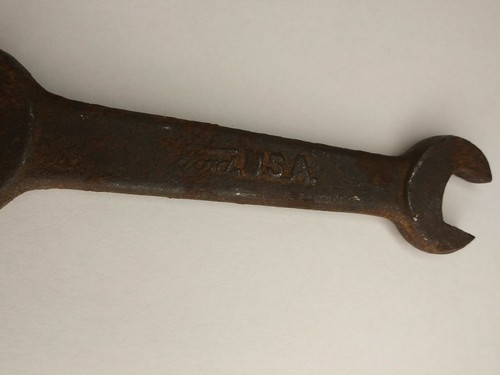 Ford Motor Company USA Wrench M Mechanics Tool Rusty - Picture 4 of 9