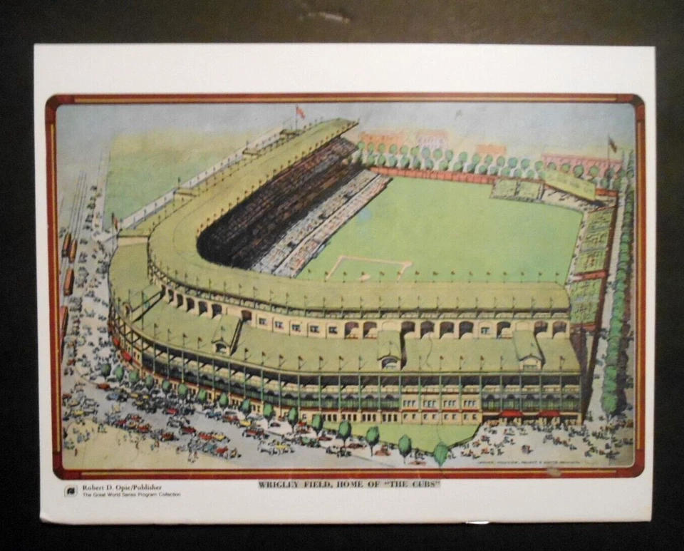 1929 World Series Chicago Cubs Phil Athletics Reprint Program Opie Ltd Edition - Image 2 of 4