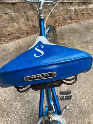 VINTAGE 1971 SCHWINN BREEZE 24" LADIES BIKE --BLUE - Picture 6 of 9