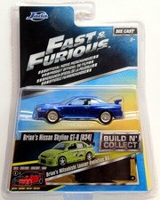 2016 Jada Fast & Furious Build N Collect Brian's Nissan Skyline GT-R R34
