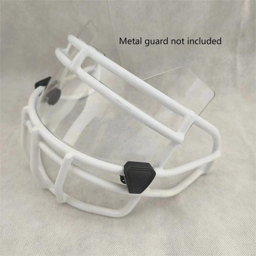 Clear Football Helmet Visor with Clip Enhanced Eye Safety Anti scratch Shield - Picture 7 of 9