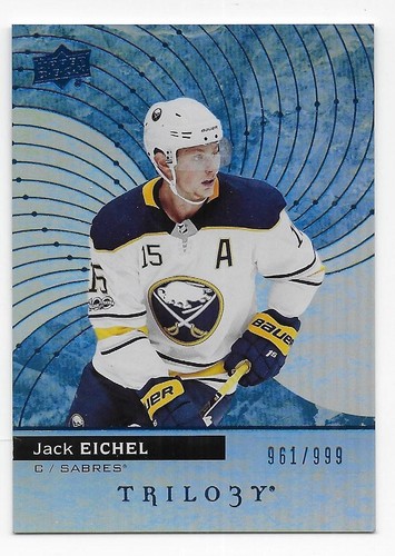 17/18 UPPER DECK TRILOGY RAINBOW BLUE PARALLEL /999 (#1-50) U-Pick From List - Picture 43 of 46