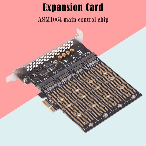 SA3034M NVME M.2 to PCI-E 1x Expansion Card Desktop PC 2230/2242/2260/2280 Part - Afbeelding 5 van 12