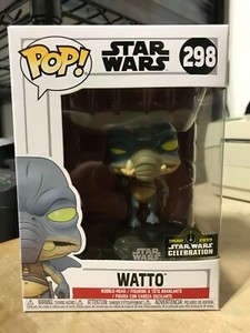 FUNKO POP WATTO STAR WARS CELEBRATION #298 EXCLUSIVE