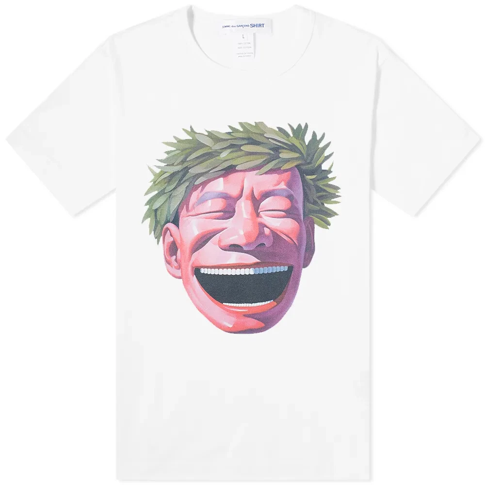 NEW w/ tags COMME DES GARCONS SHIRT YUE MINJUN PRINT TEE FG-T003-SS21-1