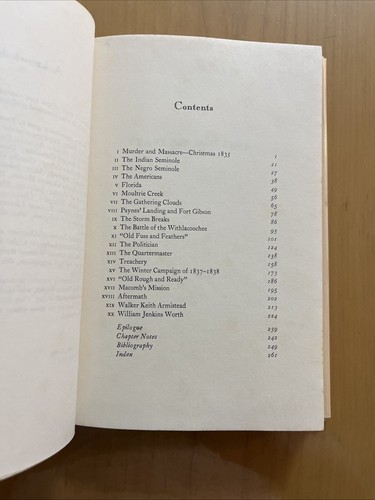 Fearless and Free The Seminole Indian War 1835-1842 Walton 1977 1st ed Hardcover - Picture 14 of 18