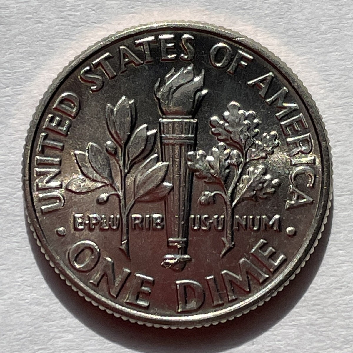 2022 P Roosevelt Dime Reverse Die Chip Torch Error Coin