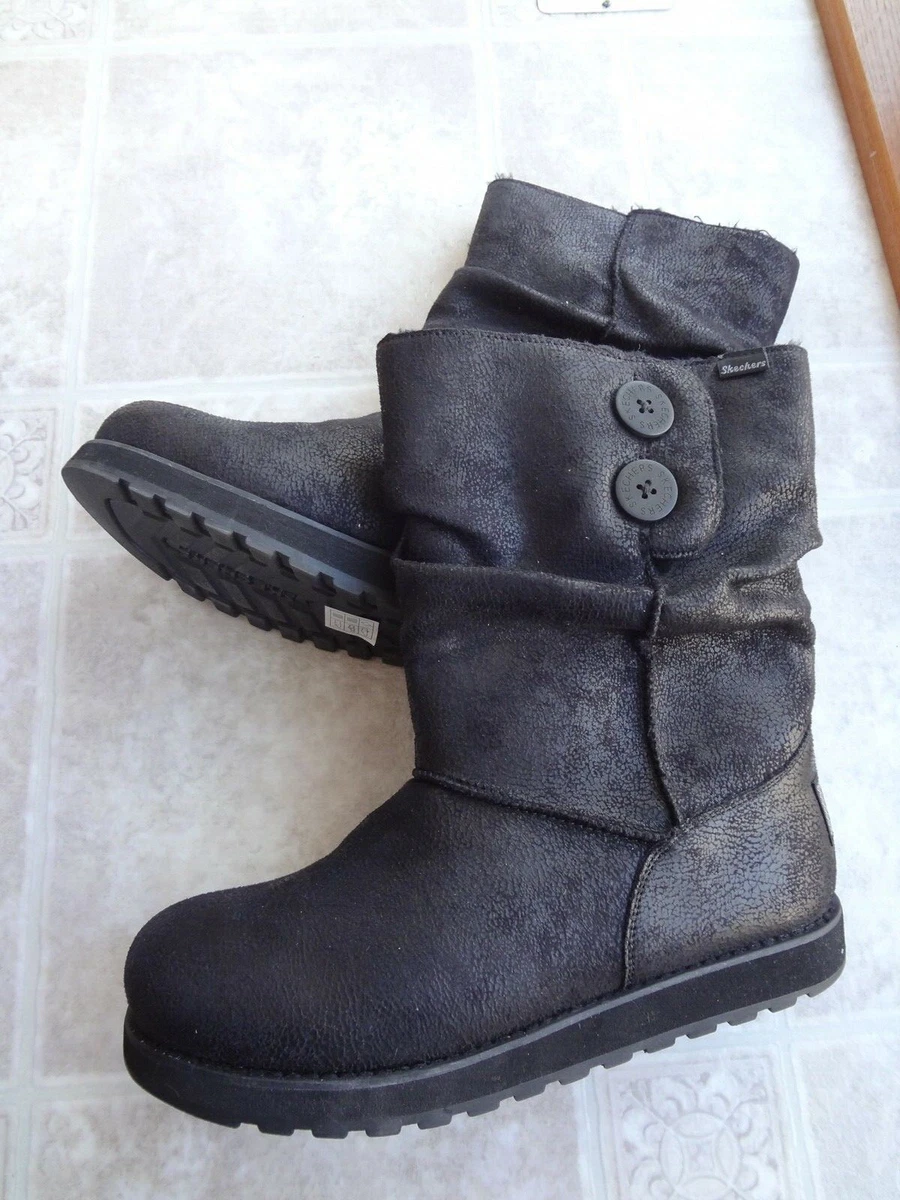 carolino Idear Llave SKECHERS AUSTRALIA Suede Button Faux Fur Boot, women 10 - Free Shipping |  eBay