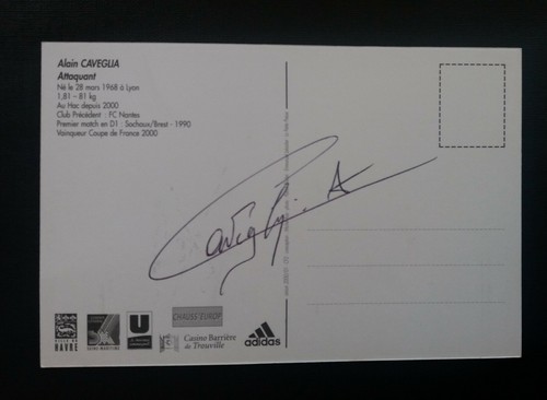 ❤ FC SOCHAUX-MONTBELiARD'1928 PLAYERS & MANAGERS-HAND SIGNED CARDS & PHOTOS - Picture 5 of 131