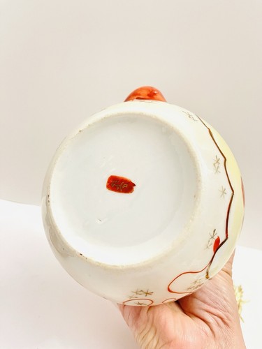 Early 20th Century Imari Ware Japan Asian Tea Pot Creamer Sugar Tray - Picture 12 of 21