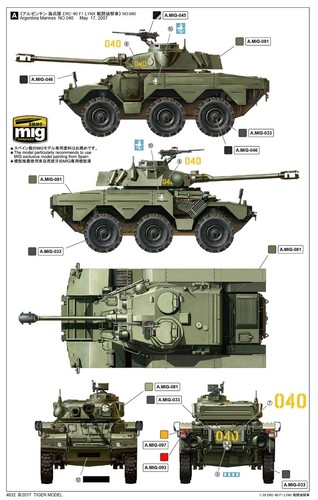 Tiger Model 1/35 #4632 French ERC-90F1 Lynx Armored Vehicle - Bild 3 von 10