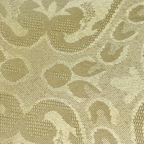 New Elrene Caiden Elegance Damask 90” Round Tablecloth Gold Color - Picture 5 of 5