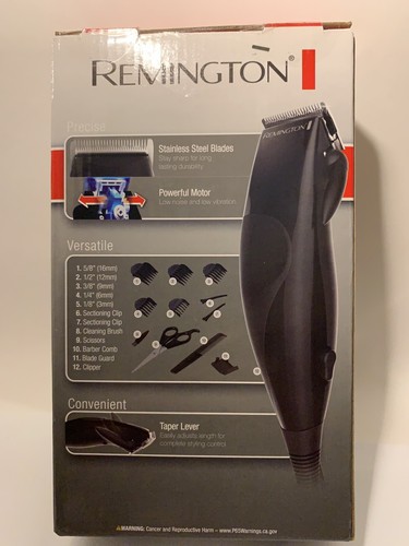 Kit de corte de pelo de 12 piezas Remington Clippers Home Barber recorte detalle afeitado contorno - Imagen 2 de 2