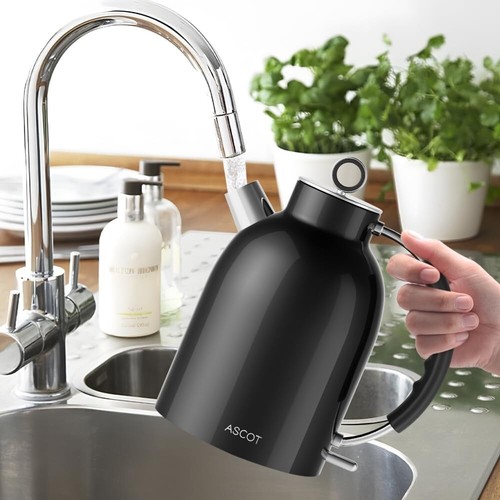 Cordless Stainless Steel Kettle 1.5L - Safe Auto Shut-Off & Boil-Dry Protection - Picture 8 of 9