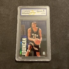 Tim Duncan 1997 Scoreboard NBA Draft Day Rookie Card (WCG 10)