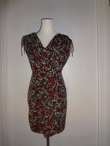 Cynthia-Steffe-Seamline-Size-4-Floral-Print-Multi-Color-Sleeveless-Dress