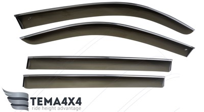 Tape-on Windows Visors Deflector Sun Rain Guard for Mercedes GLB X247 2019-