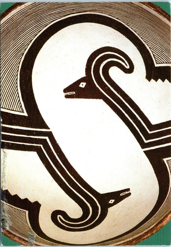 Mimbres Keramik, Maxwell Museum für Anthropologie Albuquerque, New Mexico Postkarte