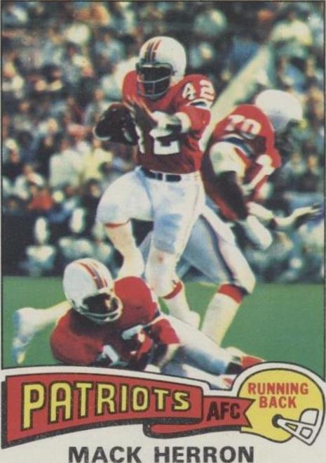 1975 Topps Mack Herron #381 - 1 of 2