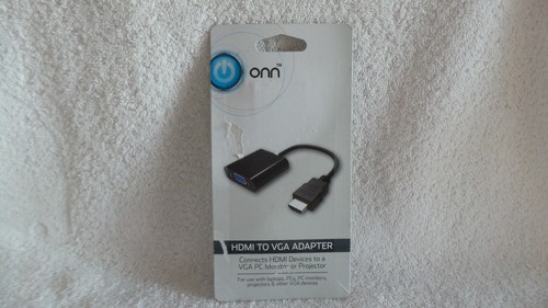 Conector adaptador Onn HDMI a VGA - Imagen 2 de 2