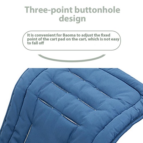 Baby Kinderwagen Futter weich doppelseitig Kinderwagen Kinderwagen Pad Matte Kissen Universal - Bild 2 von 20