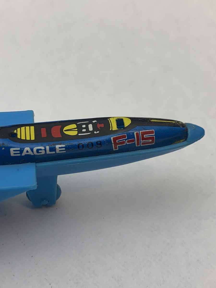 JIMMY TOYS VTG 80's F-15 EAGLE JET FIGHTER Friction Engine