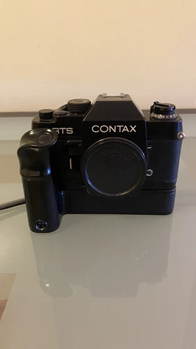 Contax RTS 35mm SLR Film Camera Body w/ W-3 Real Time Winder & Zeiss Dataphot