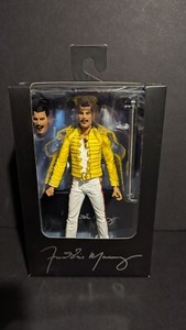 NECA [Freddie Mercury1970s] 未開封！ Queen 2006 NECA Freddie Mercury 7-inch Figure 1970's Leather