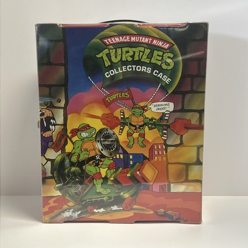 Teenage Mutant Ninja Turtles Collectors Case Holds 12 Figures Vintage 1988 USA - Picture 4 of 14
